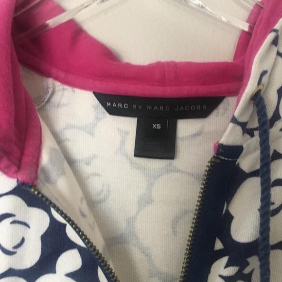 MARC JACOBS floral zip up hoodie XS - Picture 4 of 13